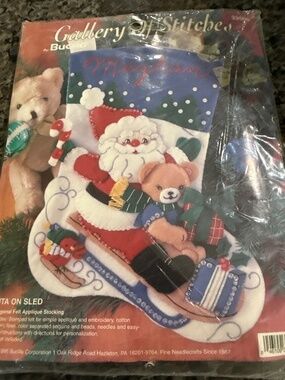 Bucilla felt Christmas stocking